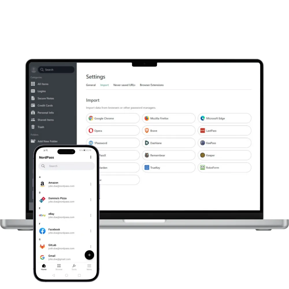 NordPass devices - Wise Reviews Hub - Cross-platform Password Syncing